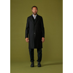 Harris Wharf London - Manteau en laine Noir - allanjoseph