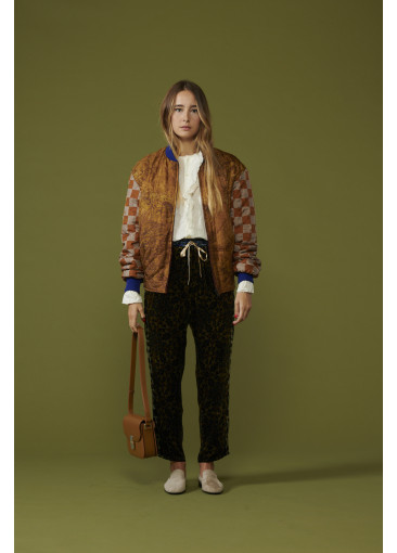 Veste bomber trapuntato à...