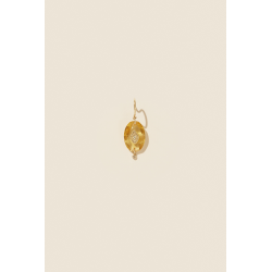 Pascale Monvoisin - Boucle d'oreille Souad Citrine - allanjoseph