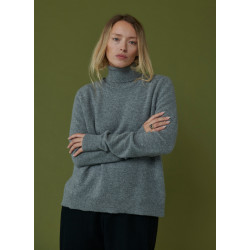 Pull ras de cou - Gris - allanjoseph