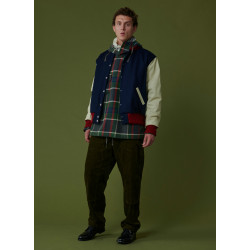 Bomber teddy - navy/ melton - allanjoseph