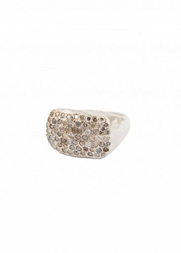 Solid silver ring Naida B -...