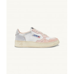 Autry -  Super Vintage Low Blanc/Rose/Argent  - allanjoseph