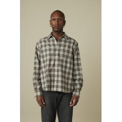 White/ black checked shirt - Acné Studios - allanjoseph