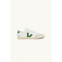 Veja - Volley canvas blanc/ vert - allanjoseph
