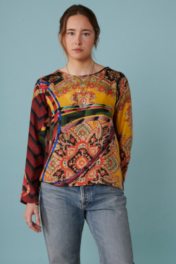 Pierre-Louis Mascia - Aloe long sleeve top - allanjoseph