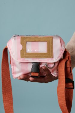 Acne Studios Shoulder Bag - Pink/White - allanjoseph