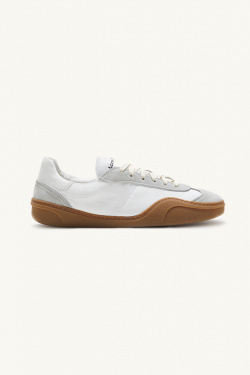 Acne Studios - Sneakers Bars M blanc/brown - allanjoseph