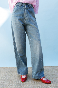 Chimala - Jean Painters Unisex Bleu vintage - allanjoseph