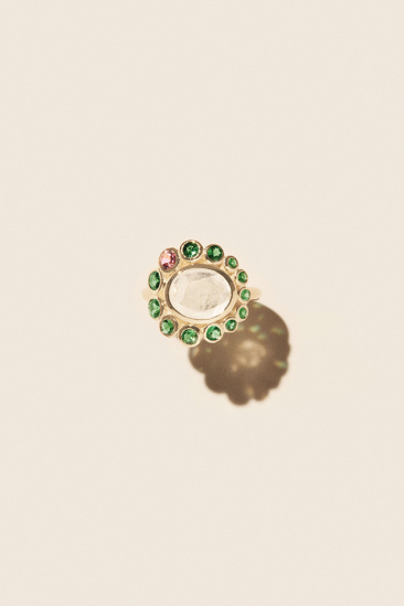 Ring Jasmine Tsavorite -...