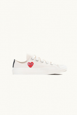 Converse Chuck Taylor x CDG - Converse X CDG basses blanches - allanjoseph
