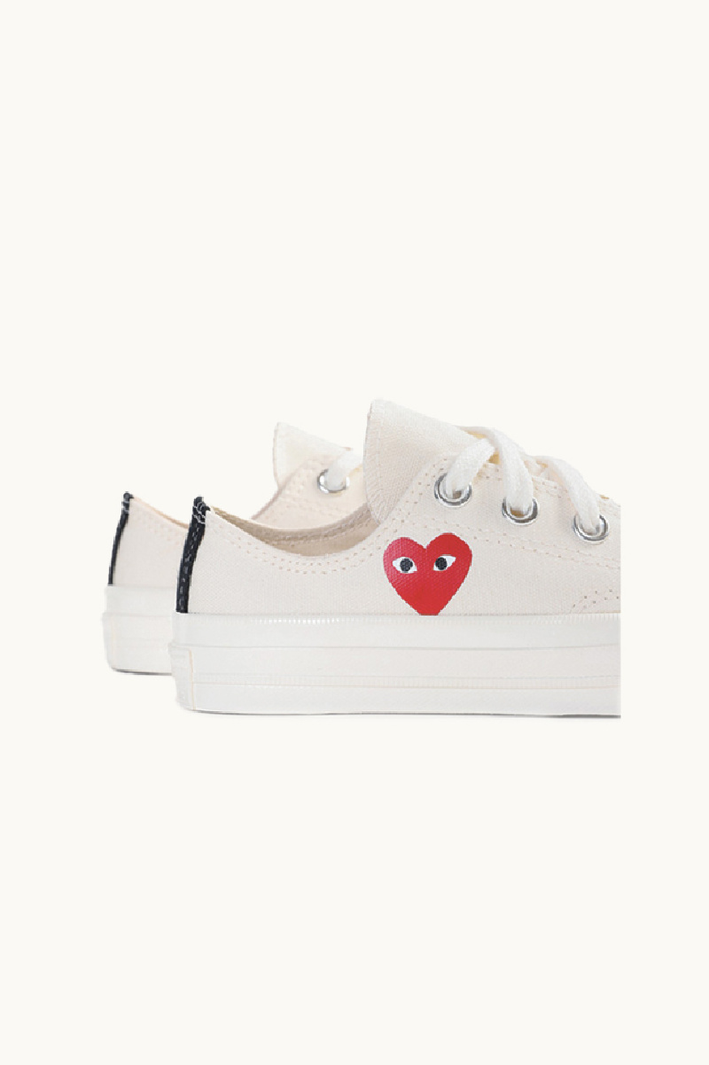 Converse Chuck Taylor x CDG Converse X CDG basses blanches allanjoseph