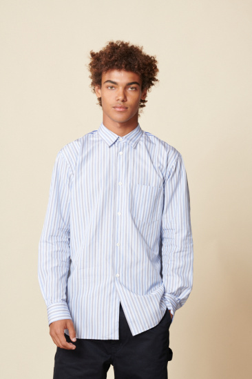 Striped shirt - Blue/Grey