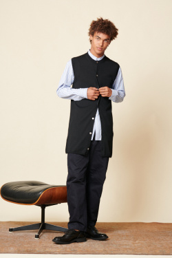 Comme des Garçons Shirt - Cardigan Knit sans manches noir - allanjoseph