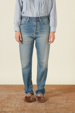Chimala - Jean vintage bleu - allanjoseph