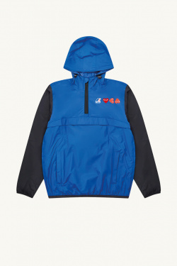 Kway x CDG - Coupe-vent bicolore bleu - allanjoseph