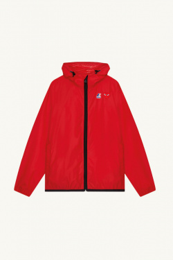 K-WAY x CDG - Coupe-vent à capuche full zip Rouge - allanjoseph