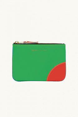 Comme des Garçons wallet - Porte-moannie super fluo Bleu/ vert - allanjoseph