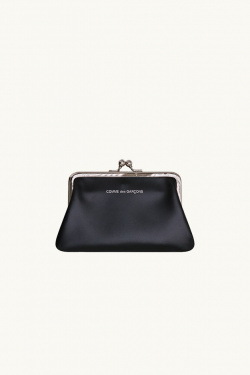 Comme des Garçons - petit porte monnaie fermoir bisou - Noir - allanjoseph