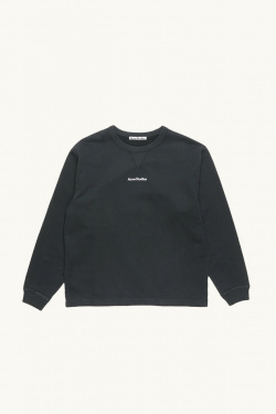 Acne Studios - Black Crew Neck Sweatshirt - allanjoseph
