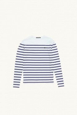 Acne Studios - Blue Striped Long Sleeve Tee Shirt - allanjoseph