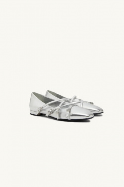 Carel - Ballerines Eloise - Argent  - allanjoseph