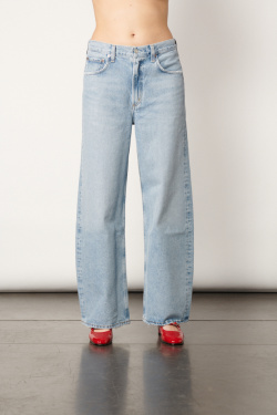 Agolde - Jean curve bleu clair - allanjoseph