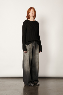 Acne Studios - Pull côtelé - Noir - allanjoseph