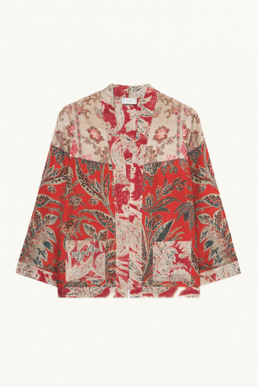 Veste en soie - Imprimé floral