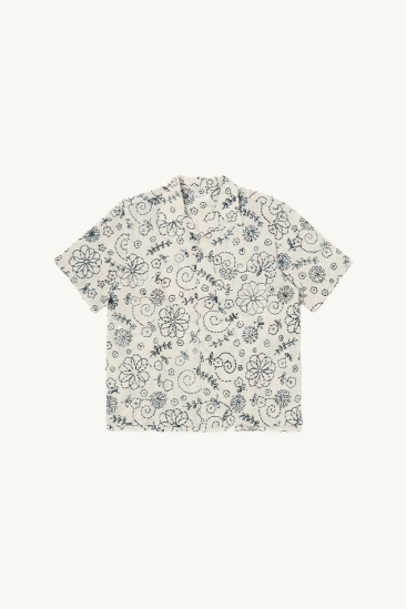 Chemise - Ecru/ charcoal