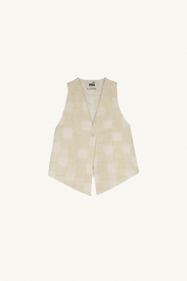 Paco patchwork vest - La...