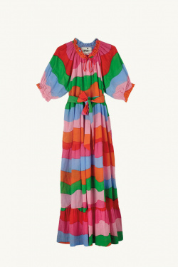 Mii - Mona Patchwork Dress - Multicolor - allanjoseph