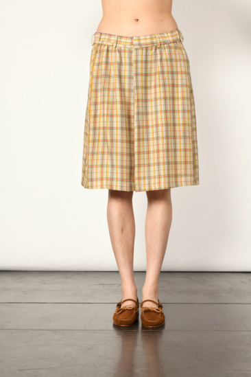 Silk skirt - Carreaux