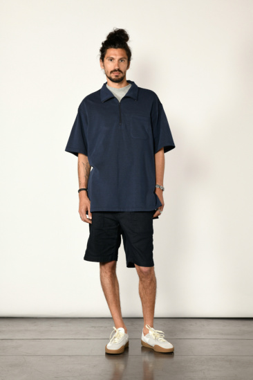 T-shirt col montant - Navy