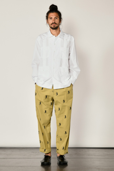 Guayabera Shirt - White