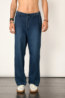 Sage de Cret - Denim Baggy Pants - Indigo - allanjoseph