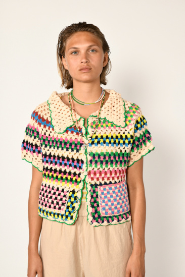 Veste Géraldine en crochet...