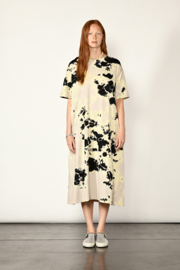 Robe longue - Beige/ noire