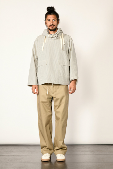 Hooded Seersucker Jacket -...