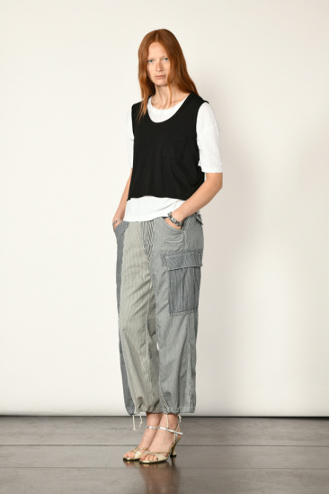 Cropped Estilo Tank - Black