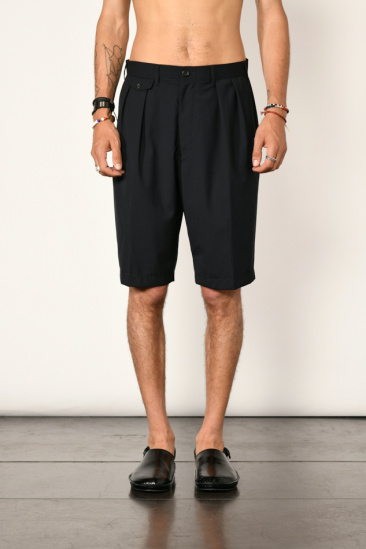 Bermuda en laine - Navy