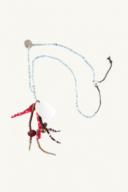 North Works - Vintage pearls necklace - Indigo - allanjoseph