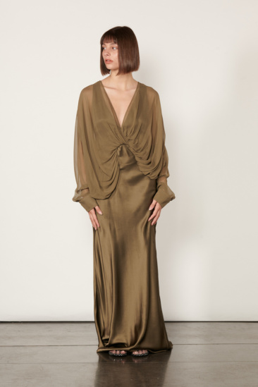 Cumulus dress - Eucalyptus