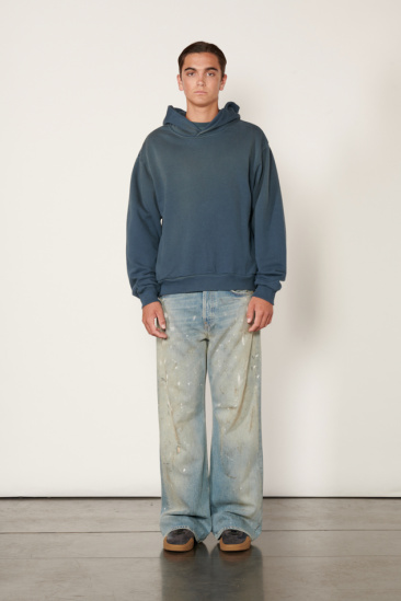 Sweat à capuche logo - Bleu