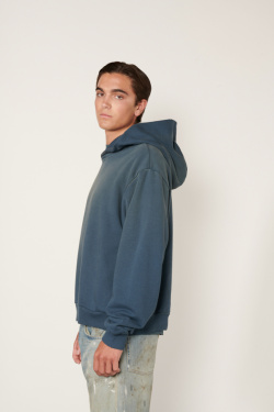 Acne Studios - Sweat à capuche logo - Bleu  - allanjoseph