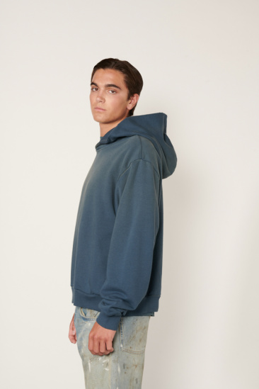 Sweat à capuche logo - Bleu