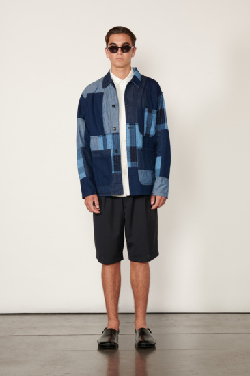 Veste Patchwork - Indigo