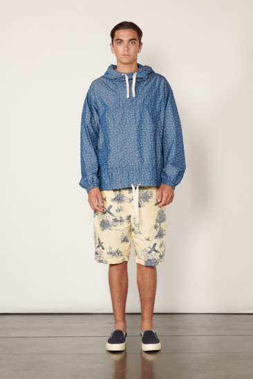 Hooded Jacket - Indigo