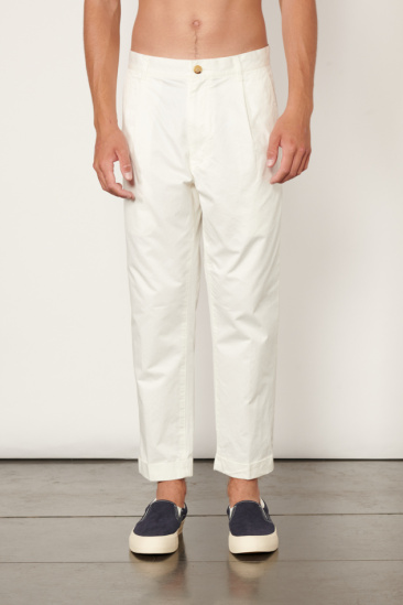 Pantalon à pli - Off White