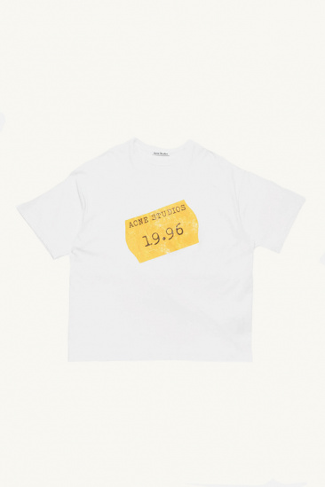 T-shirt étiquette logo -...